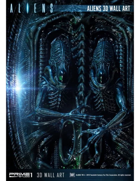 Aliens Decoración de pared 3D 32 x 50 cm Aliens Decoración de pared 3D 32 x 50 cm