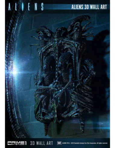 Aliens Decoración de pared 3D 32 x 50 cm