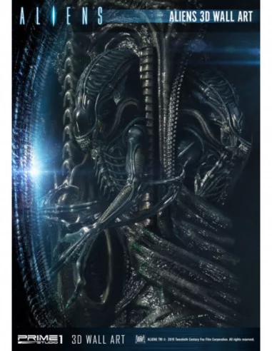 Aliens Decoración de pared 3D 32 x 50 cm