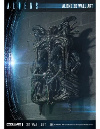 Aliens Decoración de pared 3D 32 x 50 cm