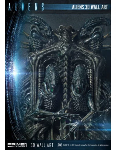 Aliens Decoración de pared 3D 32 x 50 cm