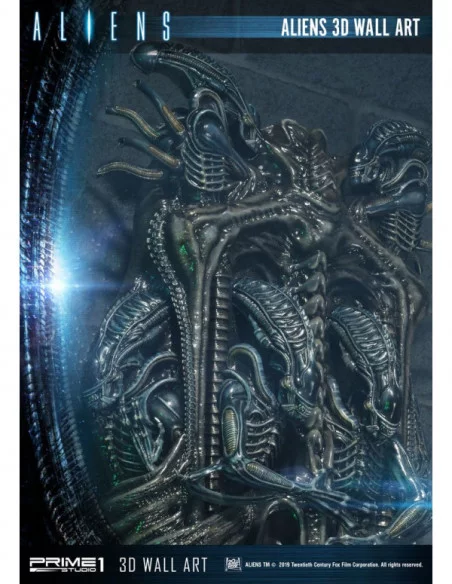 Aliens Decoración de pared 3D 32 x 50 cm Aliens Decoración de pared 3D 32 x 50 cm