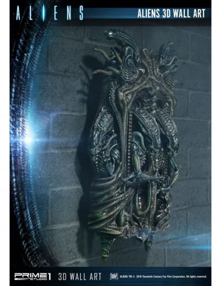 Aliens Decoración de pared 3D 32 x 50 cm Aliens Decoración de pared 3D 32 x 50 cm