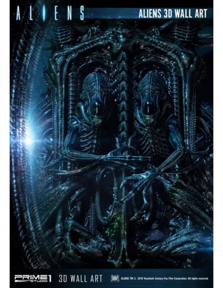 Aliens Decoración de pared 3D 32 x 50 cm Aliens Decoración de pared 3D 32 x 50 cm