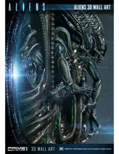 Aliens Decoración de pared 3D 32 x 50 cm