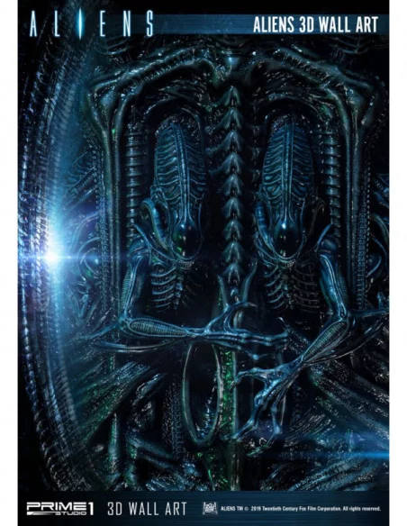 Aliens Decoración de pared 3D 32 x 50 cm Aliens Decoración de pared 3D 32 x 50 cm