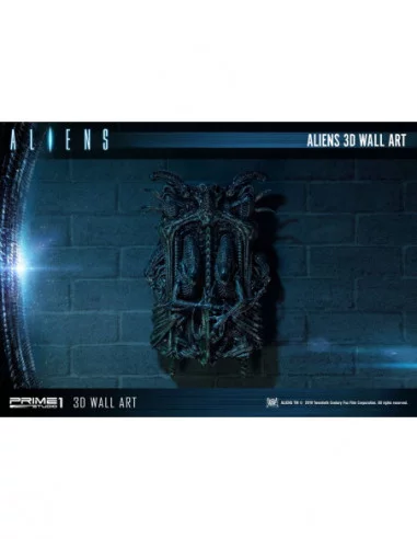 Aliens Decoración de pared 3D 32 x 50 cm