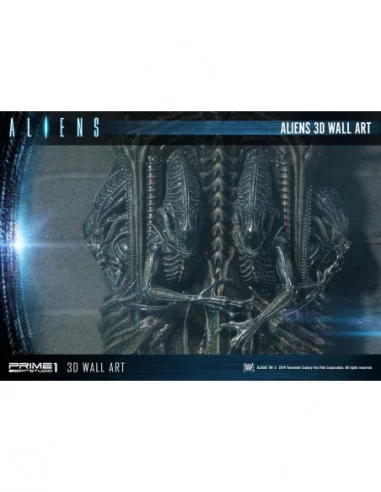 Aliens Decoración de pared 3D 32 x 50 cm