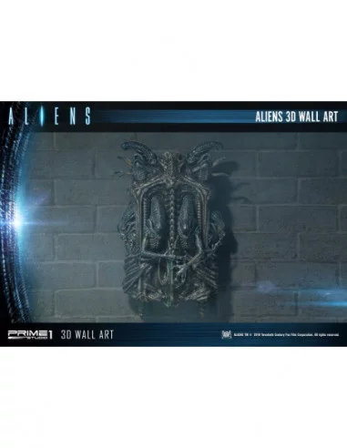 Aliens Decoración de pared 3D 32 x 50 cm