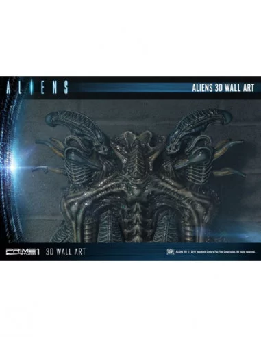 Aliens Decoración de pared 3D 32 x 50 cm