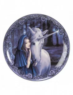 Anne Stokes Pack de 4 Placas Unicorn and Maiden 2