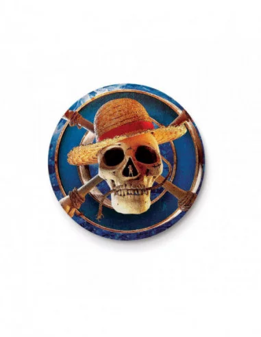 One Piece Chapa de esmalte Straw Hat Logo