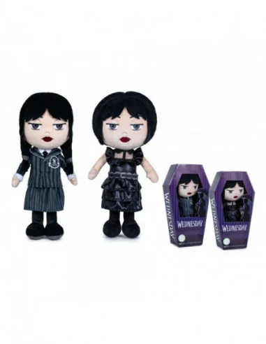Wednesday Figura de peluche Wednesday 32 cm Con ataúd Surtido (6)