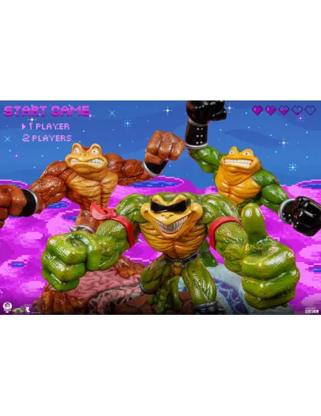 Battletoads Set de 3 Estatuas Brawler Collection 56 cm Battletoads Set de 3 Estatuas Brawler Collection 56 cm