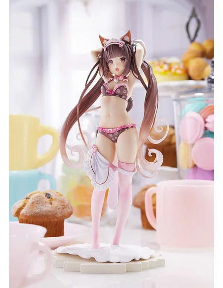 Nekopara Estatua PVC 1/7 Chocola Lovely Sweets Time 24 cm Nekopara Estatua PVC 1/7 Chocola Lovely Sweets Time 24 cm