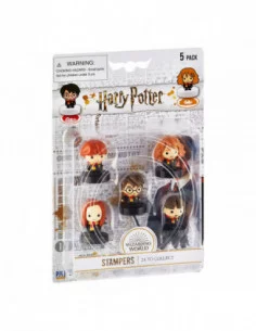 Harry Potter Pack de 5 Sellos Wizarding World 4 cm