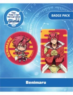 That Time I Got Reincarnated as a Slime Pack de Chapas Benimaru