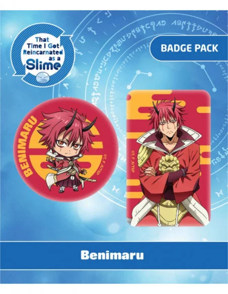 That Time I Got Reincarnated as a Slime Pack de Chapas Benimaru