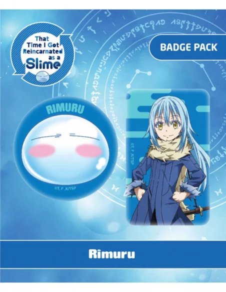 That Time I Got Reincarnated as a Slime Pack de Chapas Rimuru