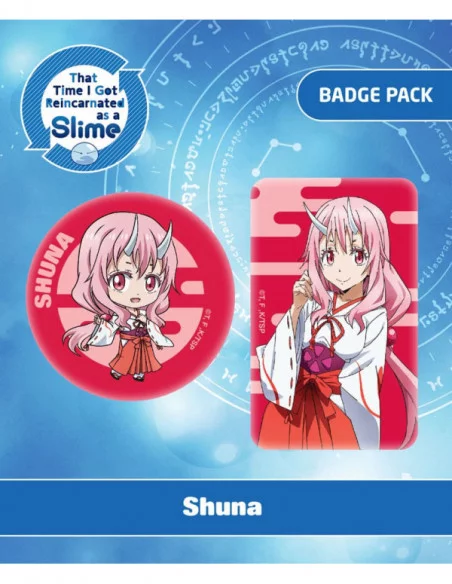 That Time I Got Reincarnated as a Slime Pack de Chapas Shuna