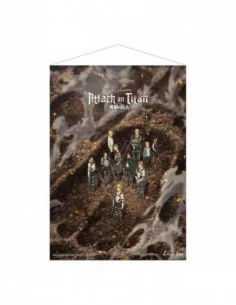 Attack on Titan: The Final Season Póster Tela Following the Rumbling 50 x 70 cm