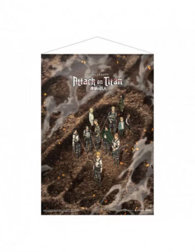 Attack on Titan: The Final Season Póster Tela Following the Rumbling 50 x 70 cm