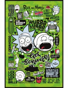 Rick and Morty Set de 4 Pósteres Quotes 61 x 91 cm (4)