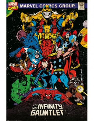 Marvel Comics Set de 4 Pósteres The Infinity Gauntlet 61 x 91 cm (4)