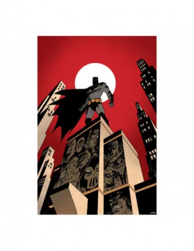 DC Comics Set de 4 Pósteres Batman Villain Skyline 61 x 91 cm (4)