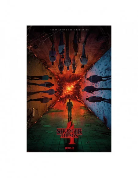 Stranger Things 4 Set de 4 Pósteres Every Ending has a Beginning 61 x 91 cm (4)