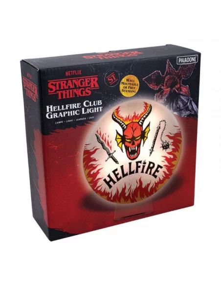 Stranger Things lámpara Hellfire Club Logo 20 cm Stranger Things lámpara Hellfire Club Logo 20 cm