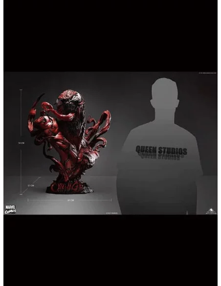 Marvel Comics Busto tamaño real Carnage 74 cm Marvel Comics Busto tamaño real Carnage 74 cm