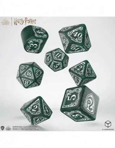 Harry Potter Pack de Dados Slytherin Modern Dice Set - Green (7)