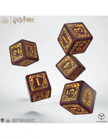 Harry Potter Pack de Dados Gryffindor Dice & Pouch Set (5)