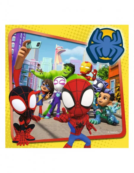 Spidey y su Superequipo Puzzle para niños (3 x 49 piezas)