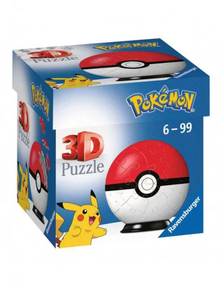 Pokémon Puzzle 3D Pokéballs: Classic (55 piezas)