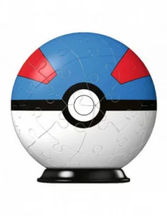 Pokémon Puzzle 3D Pokéballs: Super Ball (55 piezas) 2