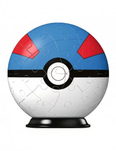 Pokémon Puzzle 3D Pokéballs: Super Ball (55 piezas)