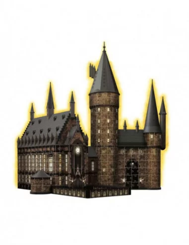 Harry Potter Puzzle 3D Castillo de Hogwarts: Gran Comedor - Night Edition (643 piezas)