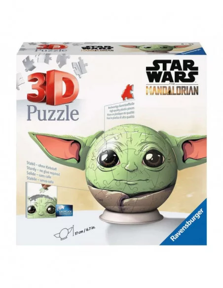 Star Wars: The Mandalorian Puzzle 3D Grogu (77 piezas)