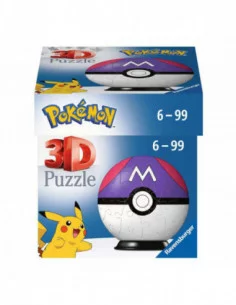 Pokémon Puzzle 3D Pokéballs: Master Ball (55 piezas) 2