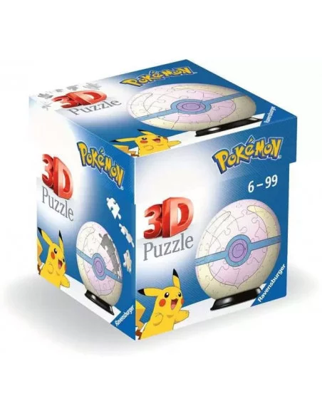 Pokémon Puzzle 3D Pokéballs: Sana Ball (55 piezas)
