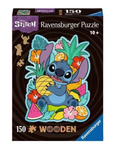 Disney Puzzle de madera WOODEN Stitch (150 piezas)