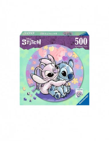 Lilo & Stitch Puzzle redondo Stitch (500 piezas)