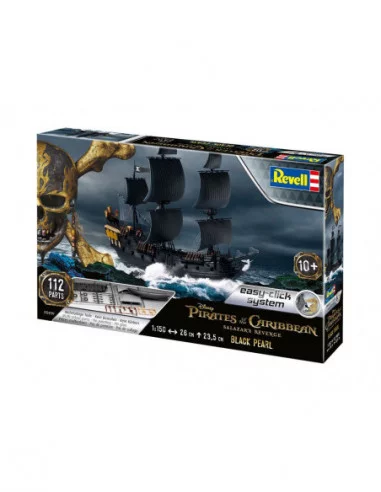 Piratas del Caribe La Venganza de Salazar Maqueta Easy-Click 1/150 Black Pearl 26 cm
