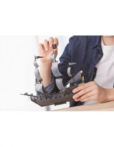 Piratas del Caribe La Venganza de Salazar Maqueta Easy-Click 1/150 Black Pearl 26 cm