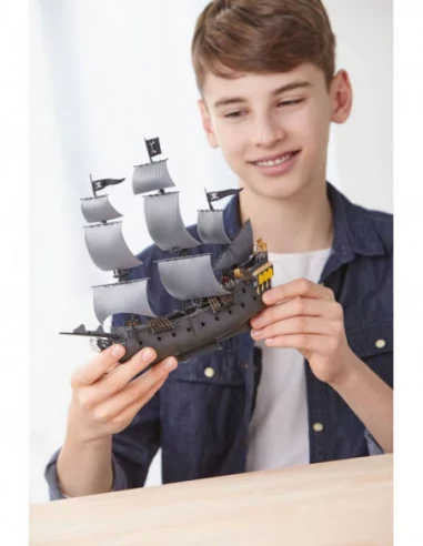 Piratas del Caribe La Venganza de Salazar Maqueta Easy-Click 1/150 Black Pearl 26 cm