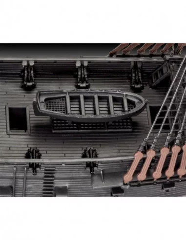 Piratas del Caribe La Venganza de Salazar Maqueta Easy-Click 1/150 Black Pearl 26 cm