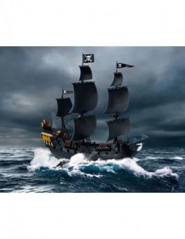Piratas del Caribe La Venganza de Salazar Maqueta Easy-Click 1/150 Black Pearl 26 cm