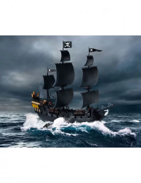 Piratas del Caribe La Venganza de Salazar Maqueta Easy-Click 1/150 Black Pearl 26 cm